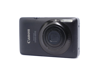 Canon IXUS 120 IS Black Digital Camera front view