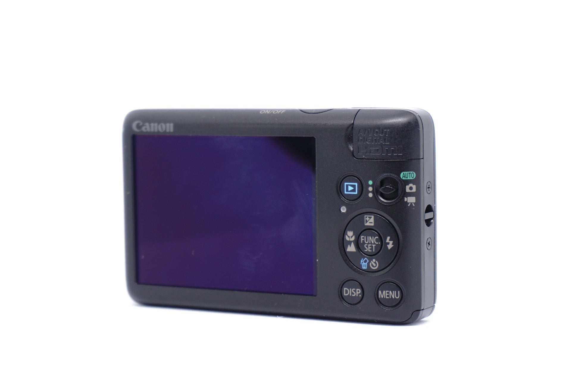 Canon IXUS 120 IS Black Digital Camera back view