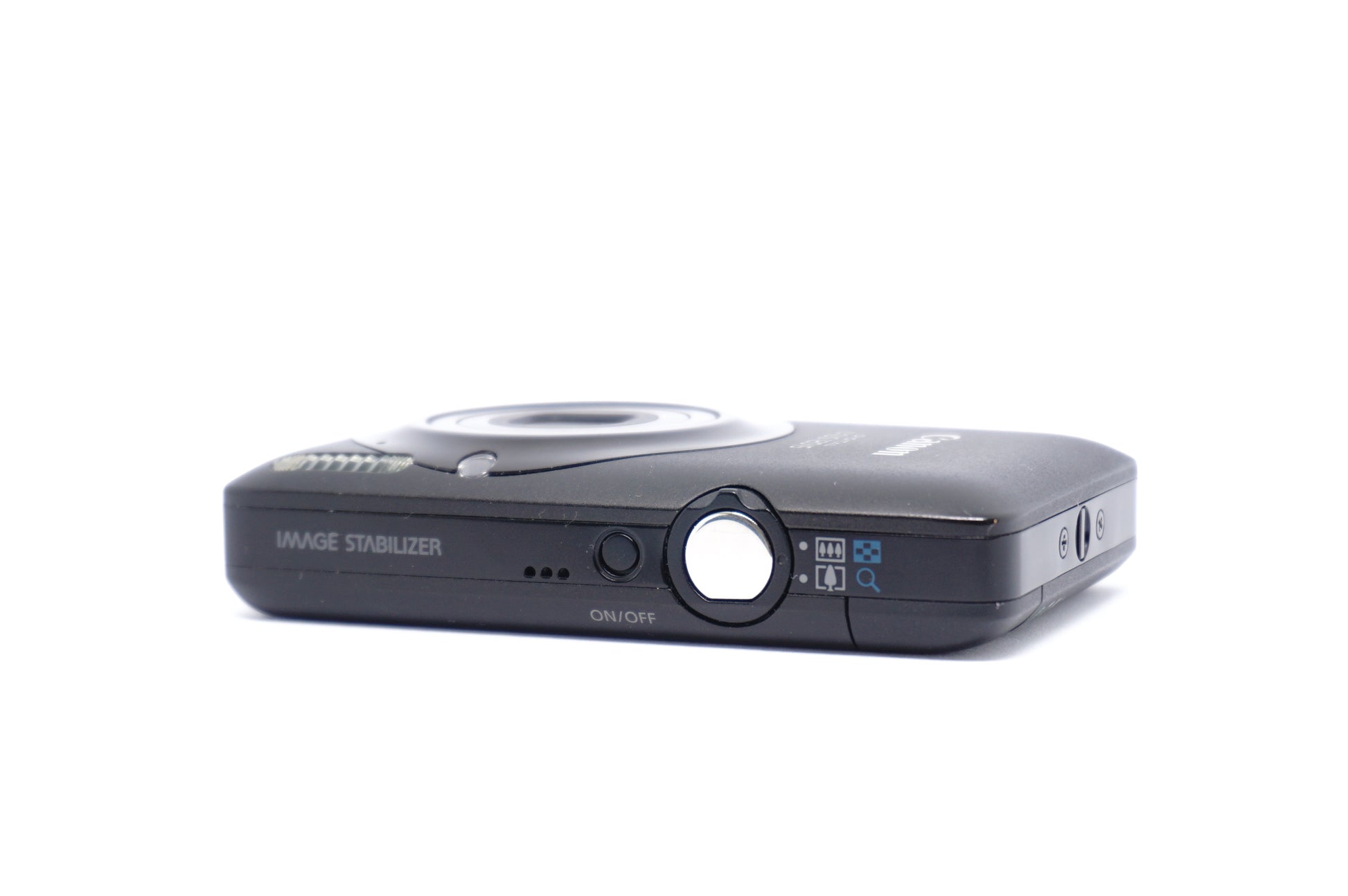 Canon IXUS 120 IS Black Digital Camera top view