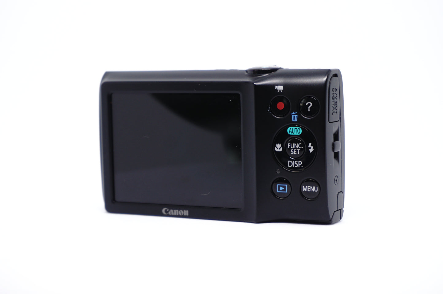 Canon Black 5X Zoom 16MP Compact Digital Camera back view