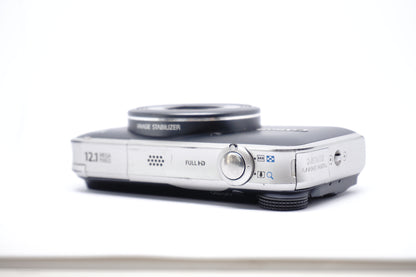 Canon Powershot SX220 HS Grey Digital Camera top view