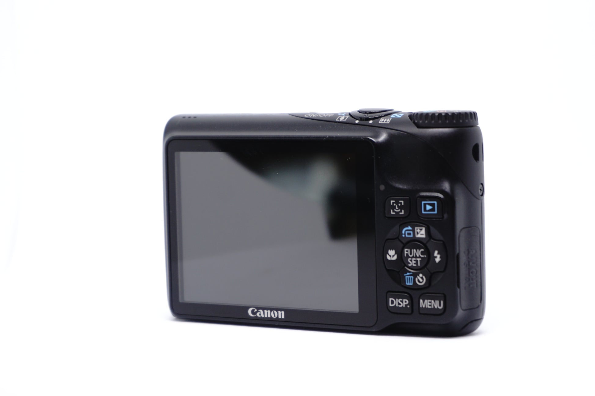Canon Black 4X Zoom 14.1MP Compact Digital Camera back view