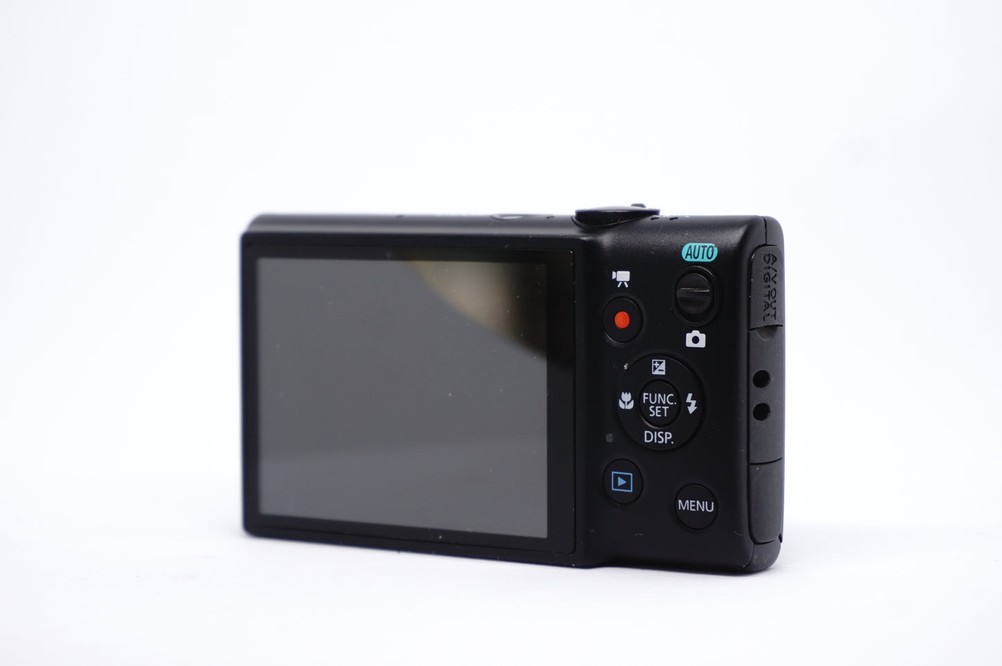 Canon Black 4X Zoom 14.1MP 2 Compact Digital Camera back view