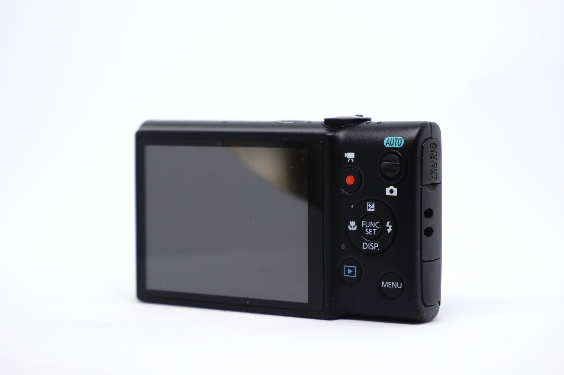 Canon Black 4X Zoom 14.1MP 2 Compact Digital Camera back view