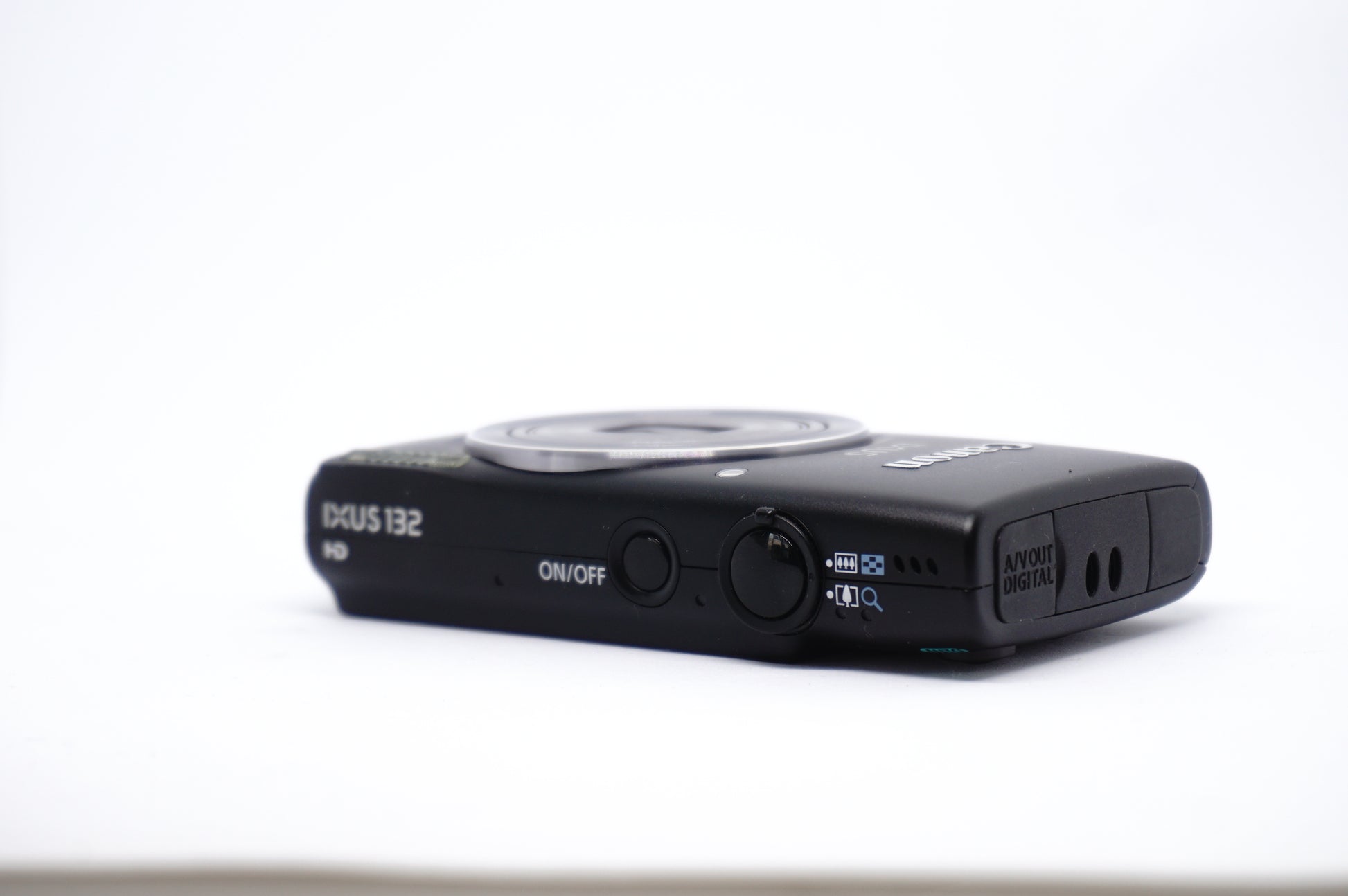 Canon Black 4X Zoom 14.1MP 2 Compact Digital Camera top view