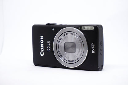Canon IXUS Black 8X Compact Digital Camera front view