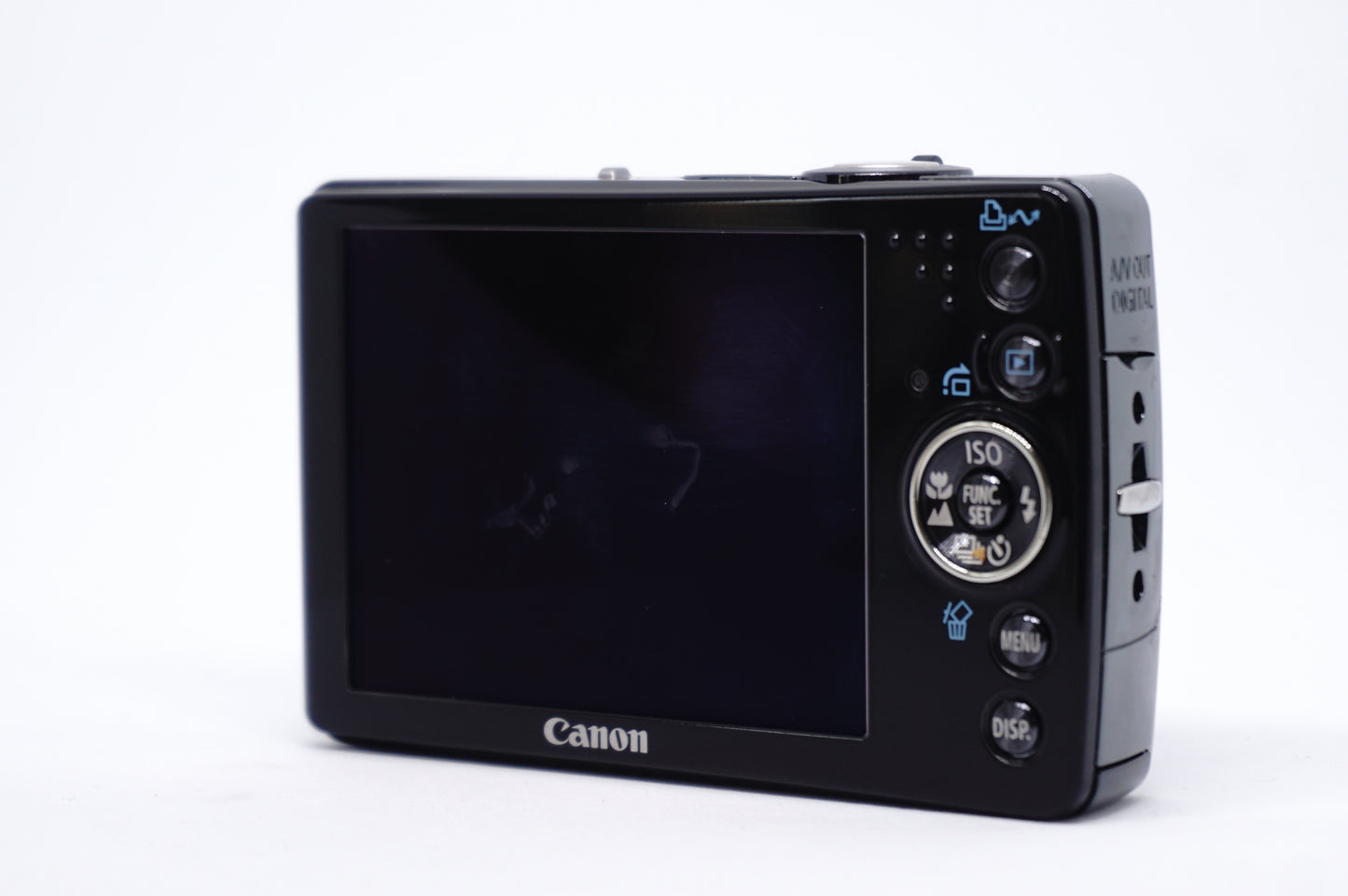 Canon IXUS 75 Silver Digital Camera back view