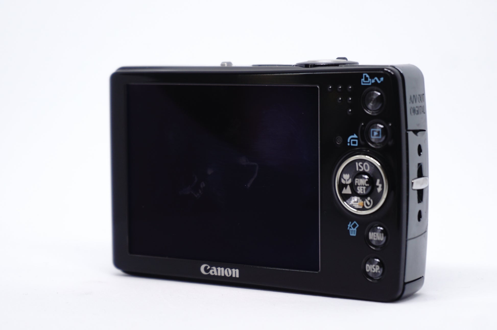 Canon IXUS 75 Silver Digital Camera back view