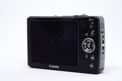 Canon IXUS 75 Silver Digital Camera back view