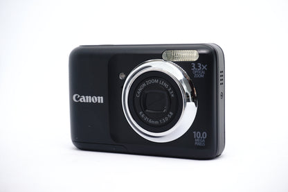 Canon PowerShot A800 Black Digital Camera front view