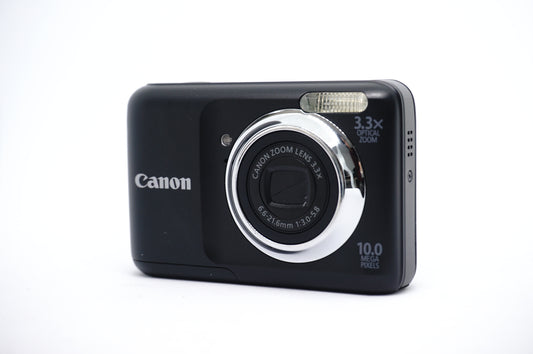 Canon PowerShot A800 Black Digital Camera front view