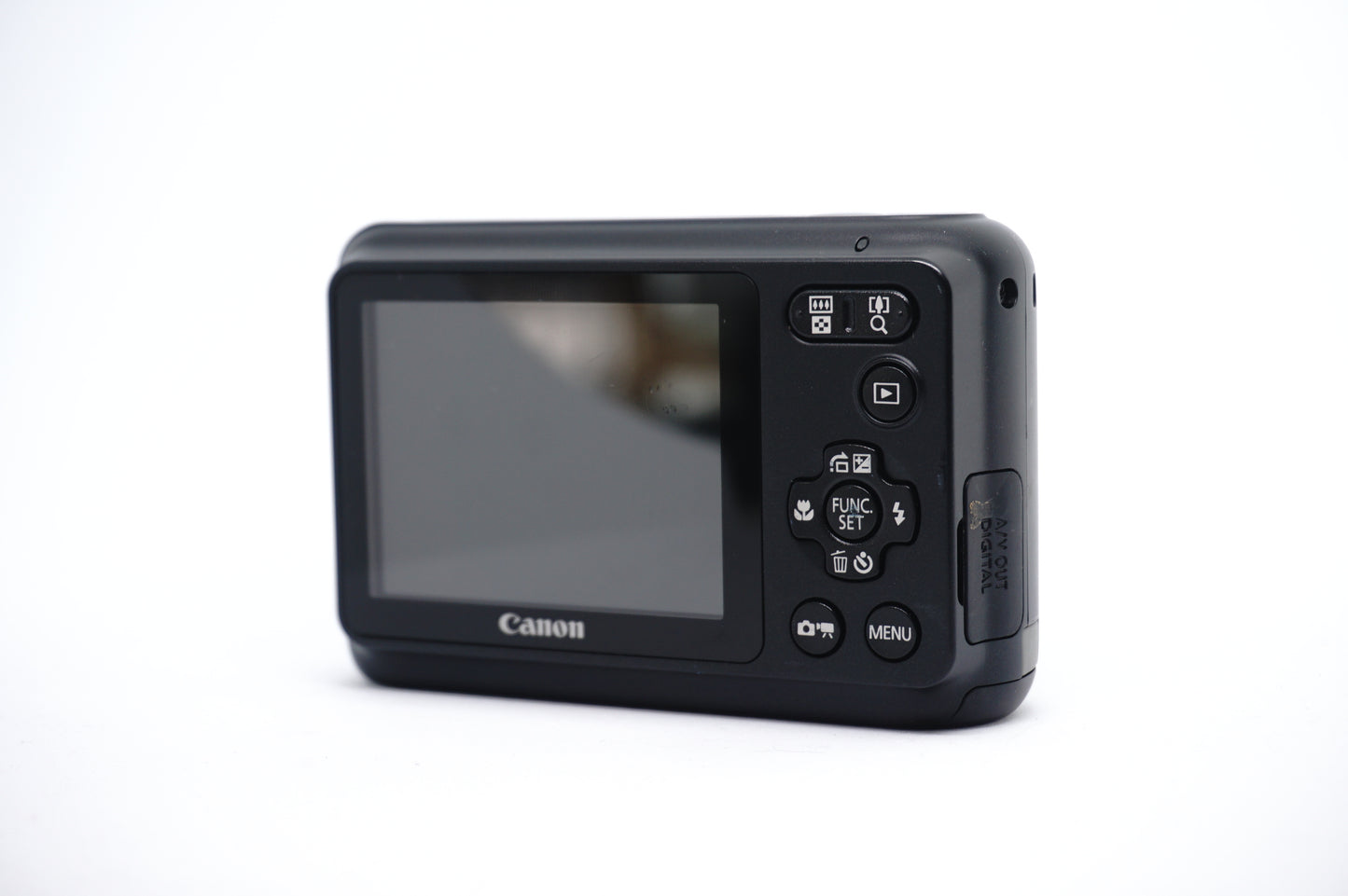 Canon PowerShot A800 Black Digital Camera back view