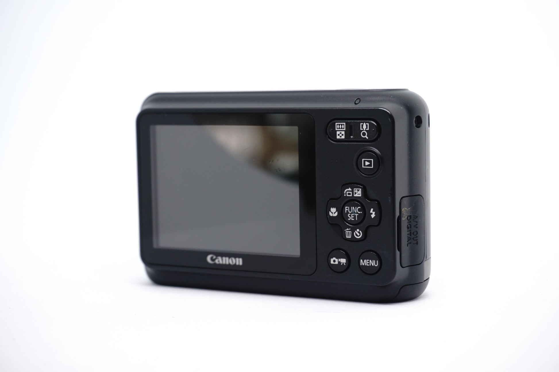 Canon PowerShot A800 Black Digital Camera back view