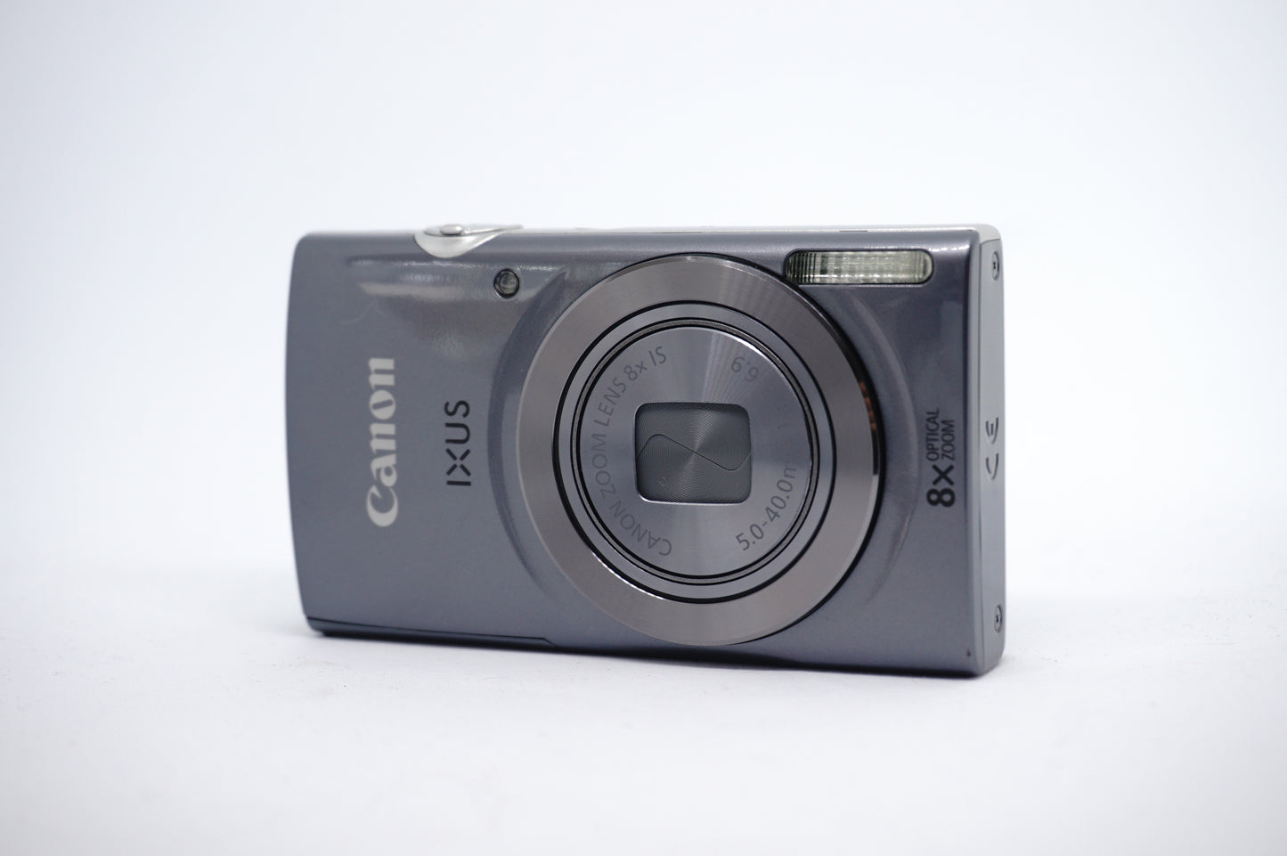 Canon IXUS Silver 8x Compact Digital Camera front view