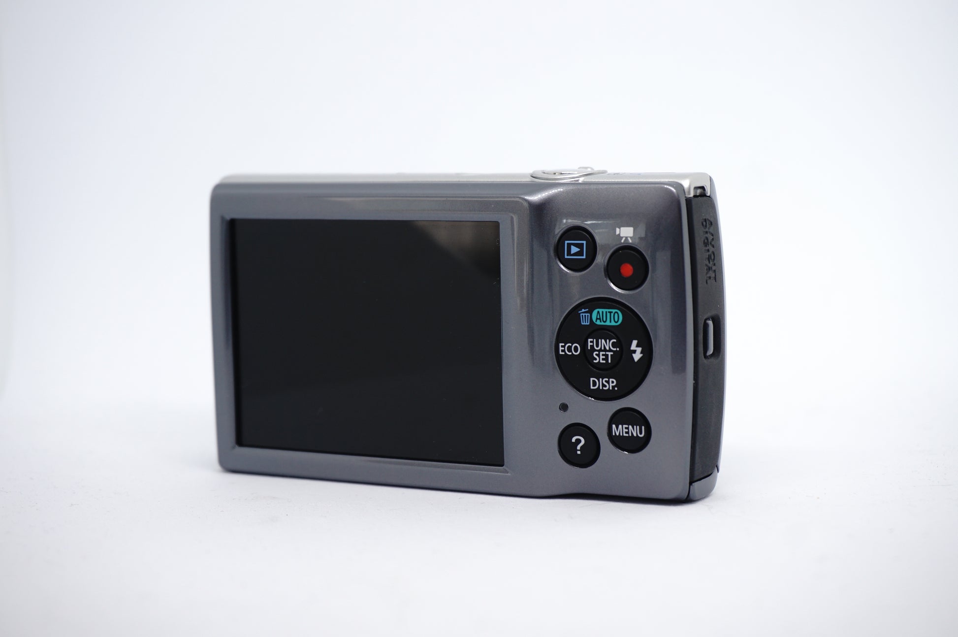 Canon IXUS Silver 8x Compact Digital Camera back view