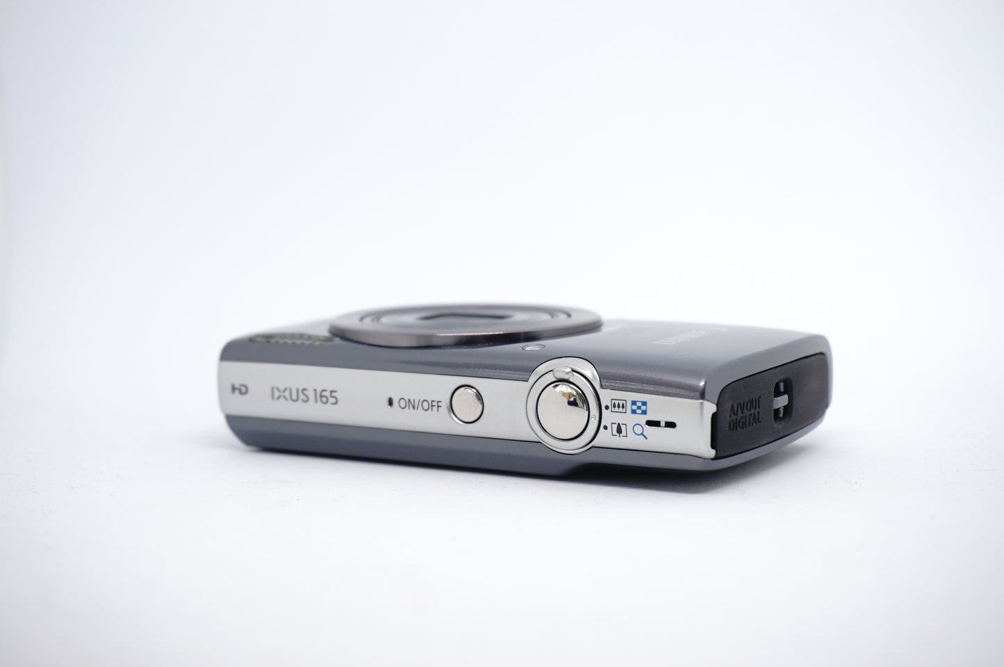 Canon IXUS Silver 8x Compact Digital Camera top view