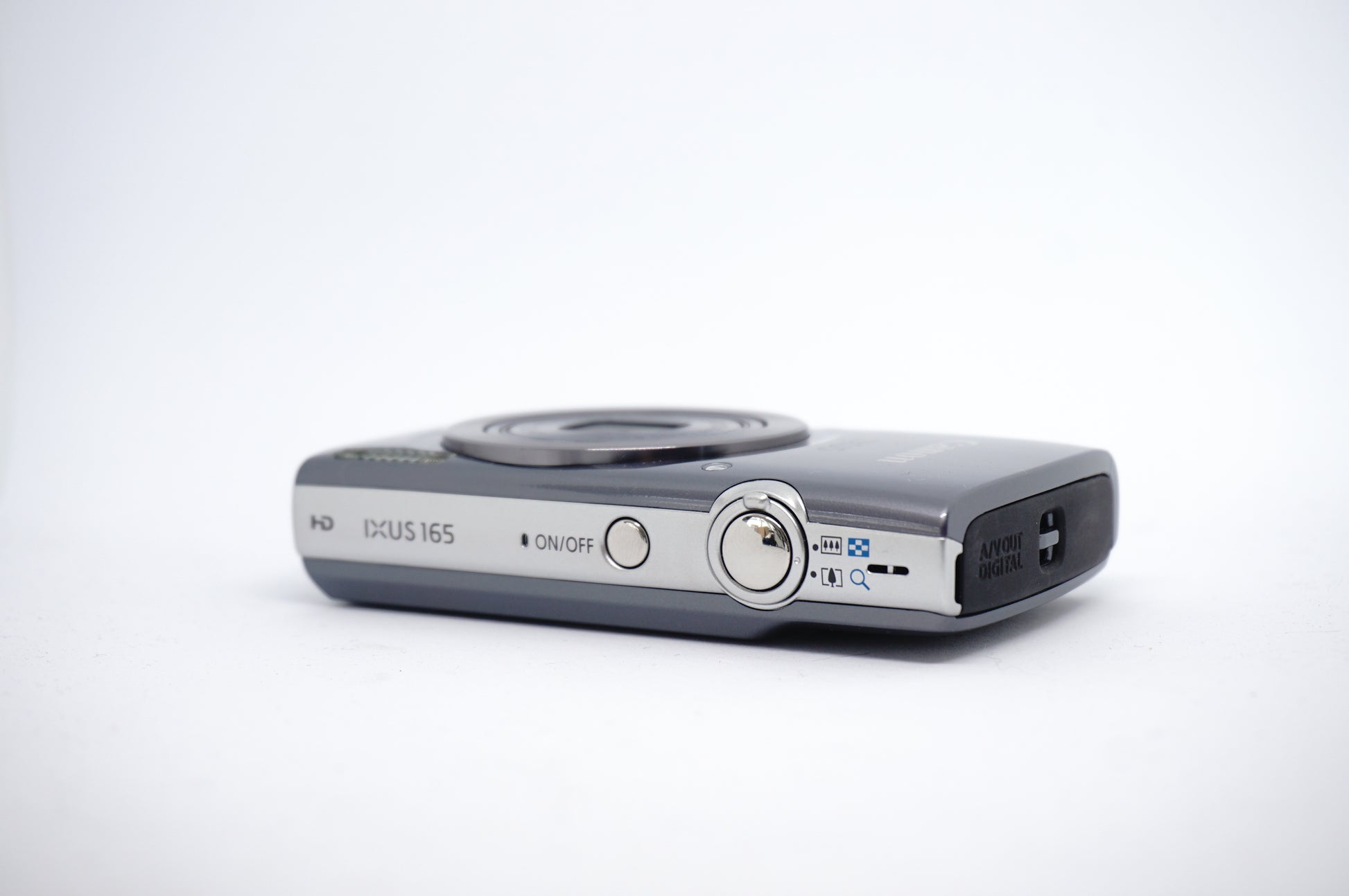 Canon IXUS Silver 8x Compact Digital Camera top view