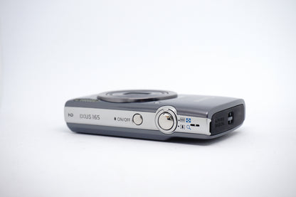 Canon IXUS Silver 8x Compact Digital Camera top view