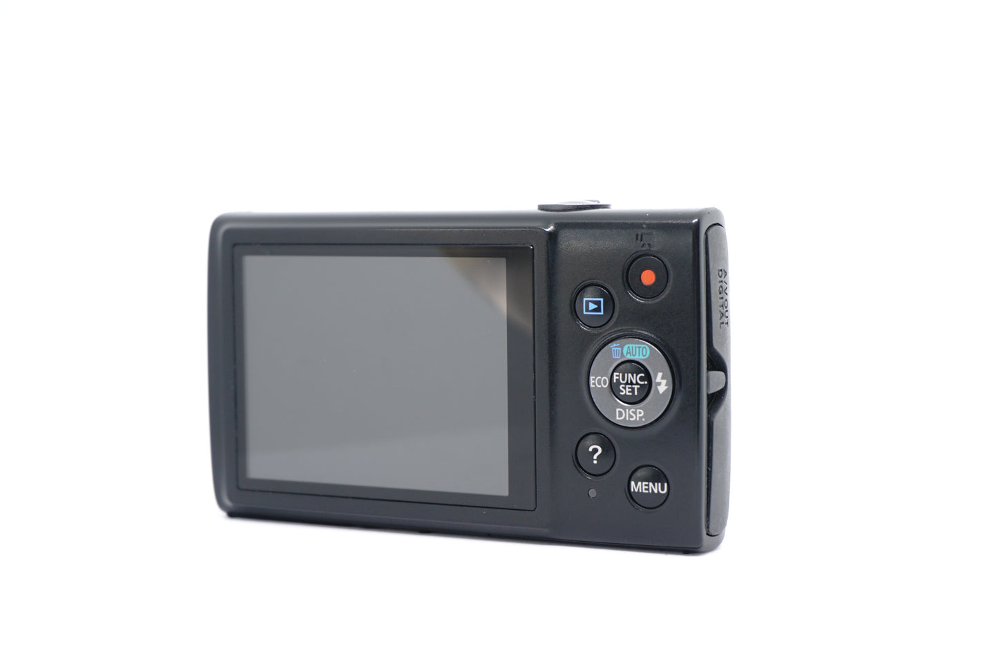 Canon Black 12x Compact Digital Camera back view