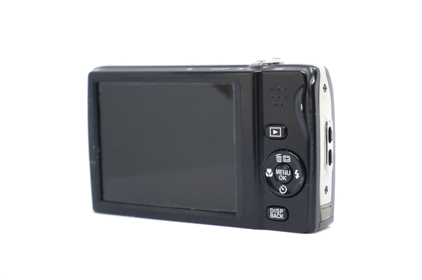 Fujifilm Black 12x Compact Digital Camera back view