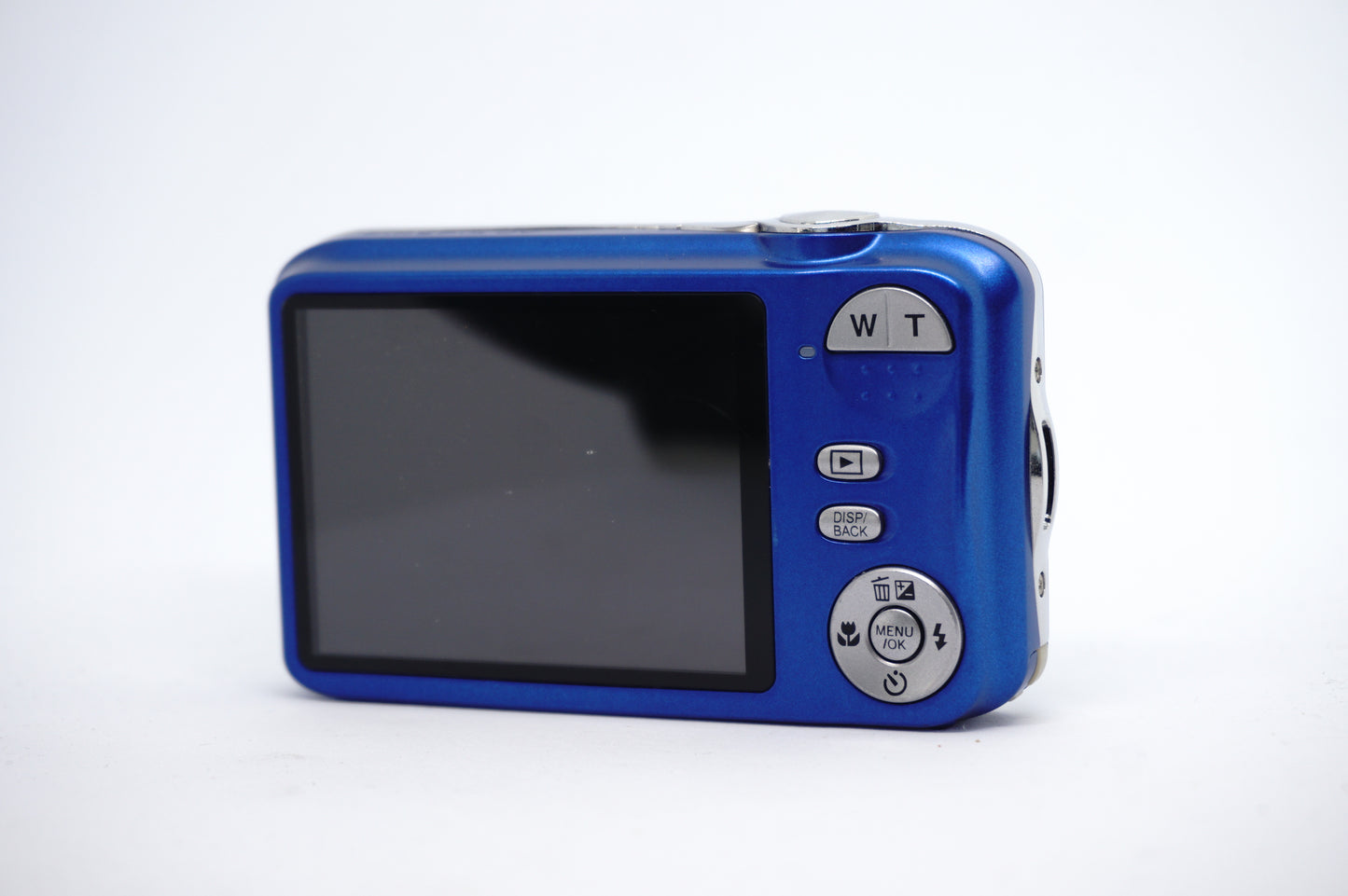 Fujifilm Blue 16MP Compact Digital Camera back view