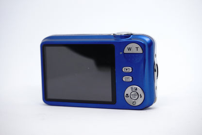 Fujifilm Blue 16MP Compact Digital Camera back view