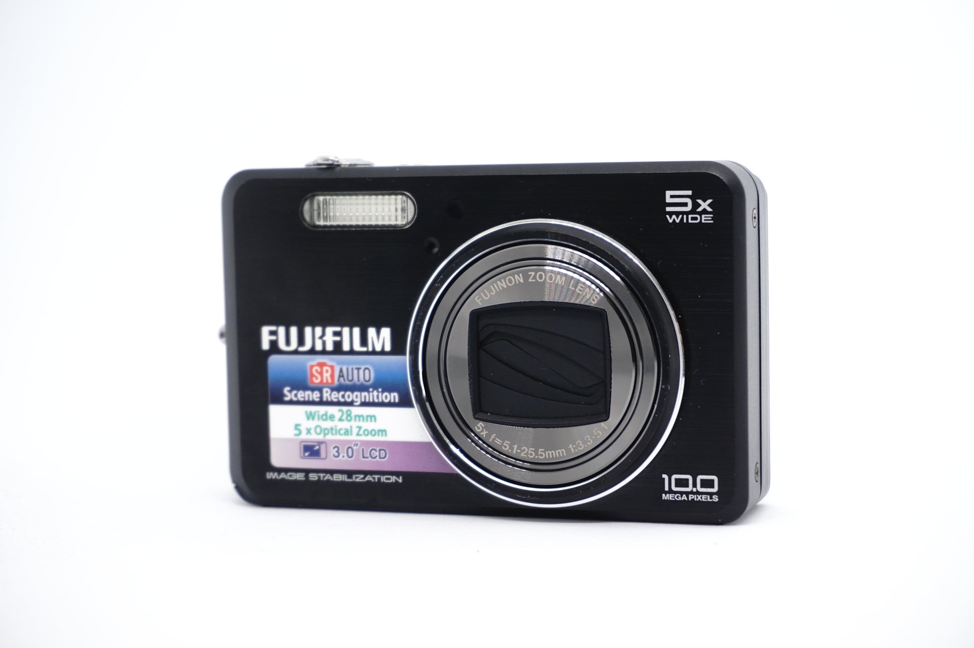 Fujifilm FinePix J250 Black Digital Camera front view