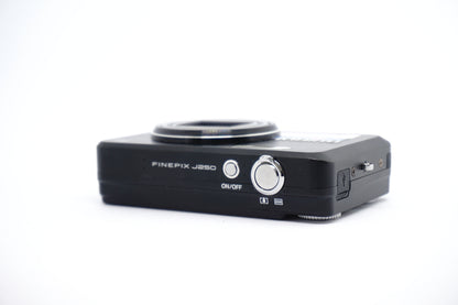 Fujifilm FinePix J250 Black Digital Camera top view