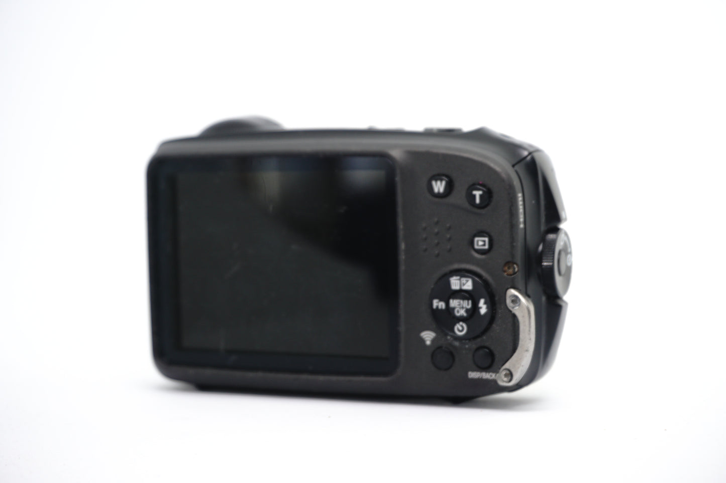 Fujifilm XP Yellow Rugged Digital Camera back view