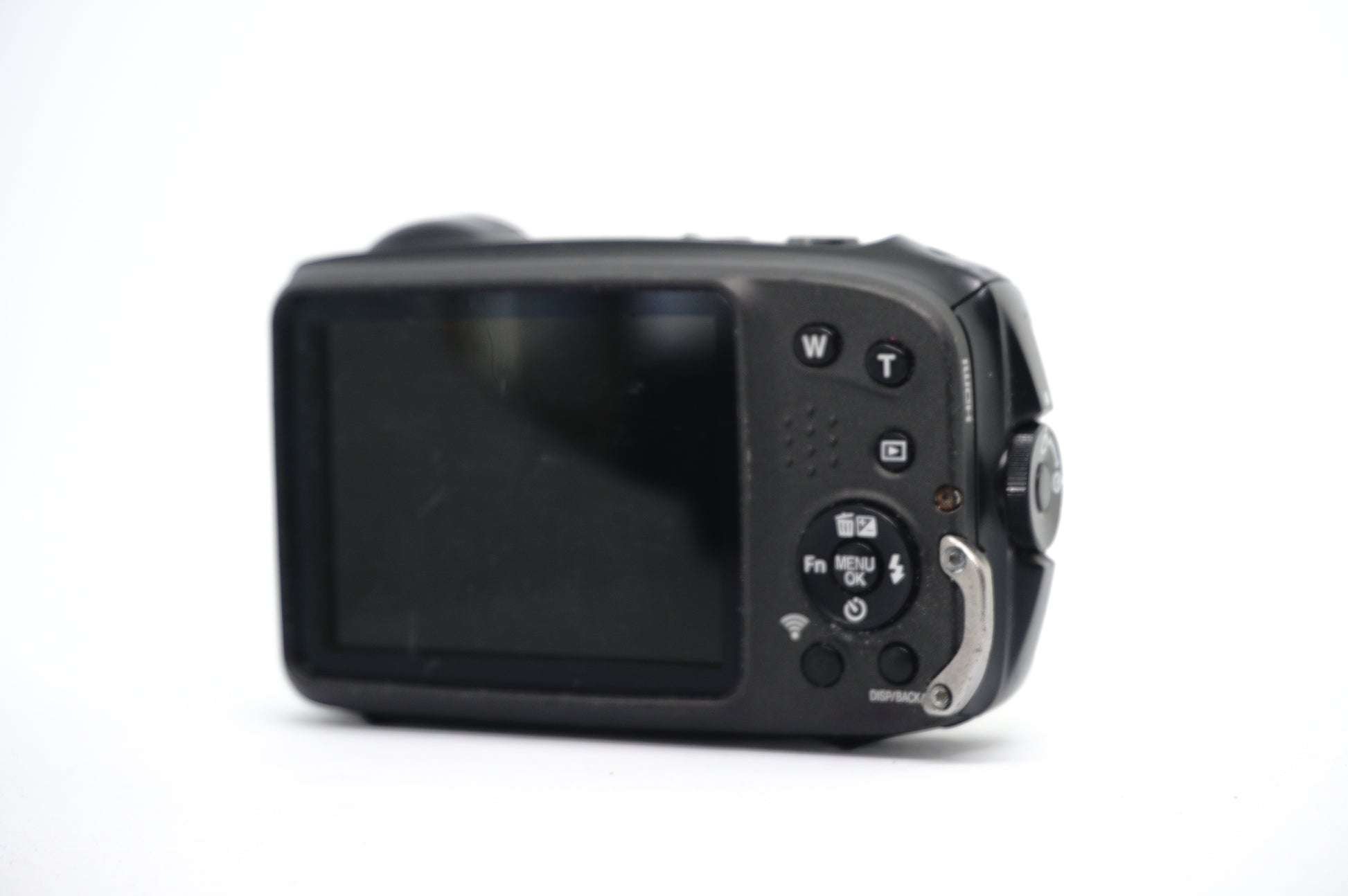 Fujifilm XP Yellow Rugged Digital Camera back view