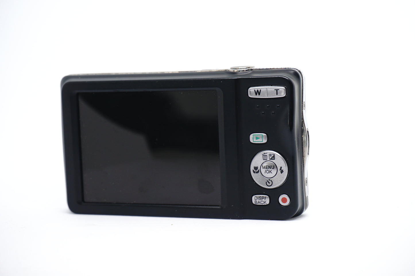 Fujifilm Black 14MP Compact Digital Camera back view