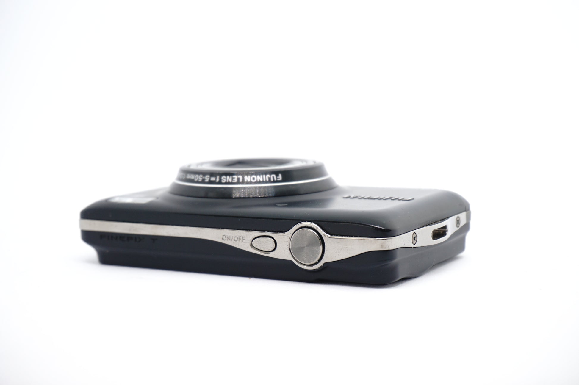 Fujifilm Black 14MP Compact Digital Camera top view