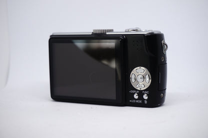 Panasonic Lumix Black 10x Compact Digital Camera back view
