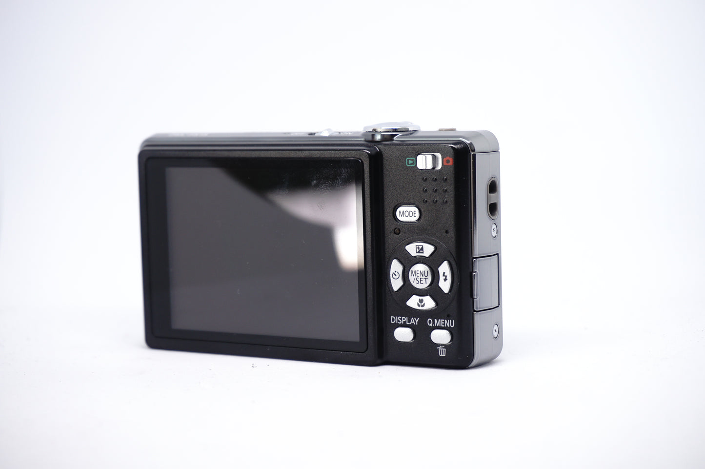 Panasonic Lumix Black 5x Compact Digital Camera back view