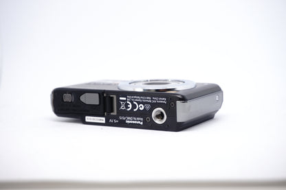 Panasonic Lumix Black 5x Compact Digital Camera underneath view