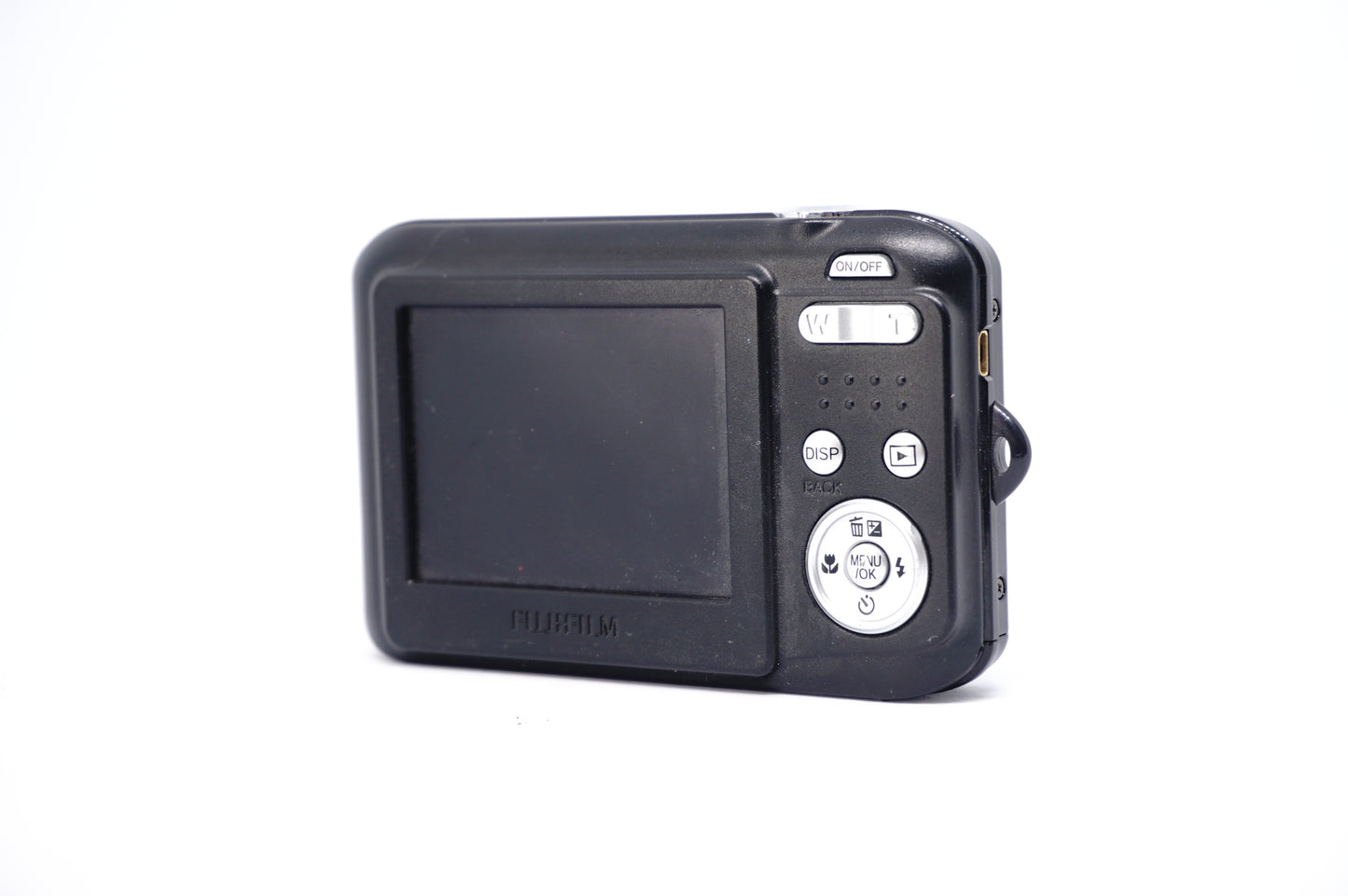 Fujifilm Black 5x Compact Digital Camera back view