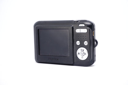 Fujifilm Black 5x Compact Digital Camera back view