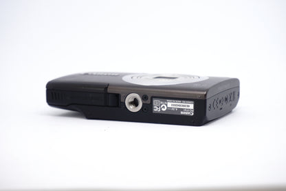 Canon Black 5x 16MP Compact Digital Camera underneath view