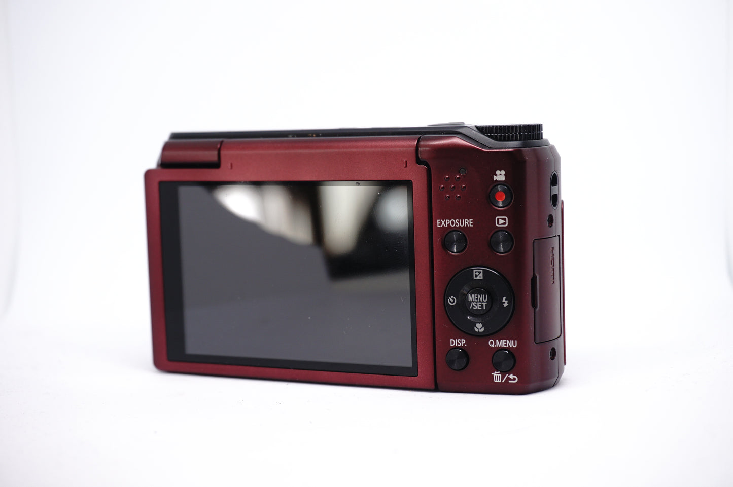 Panasonic Lumix Red 20x Compact Digital Camera back view