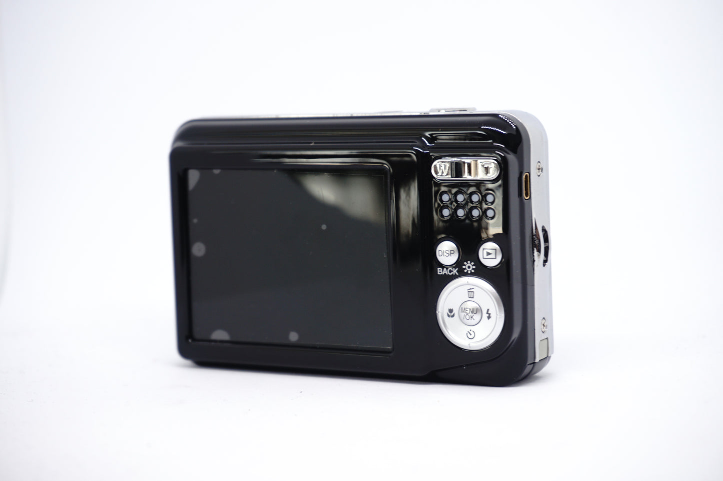 Fujifilm Black Silver-Ring 12MP Compact Digital Camera 3 back view