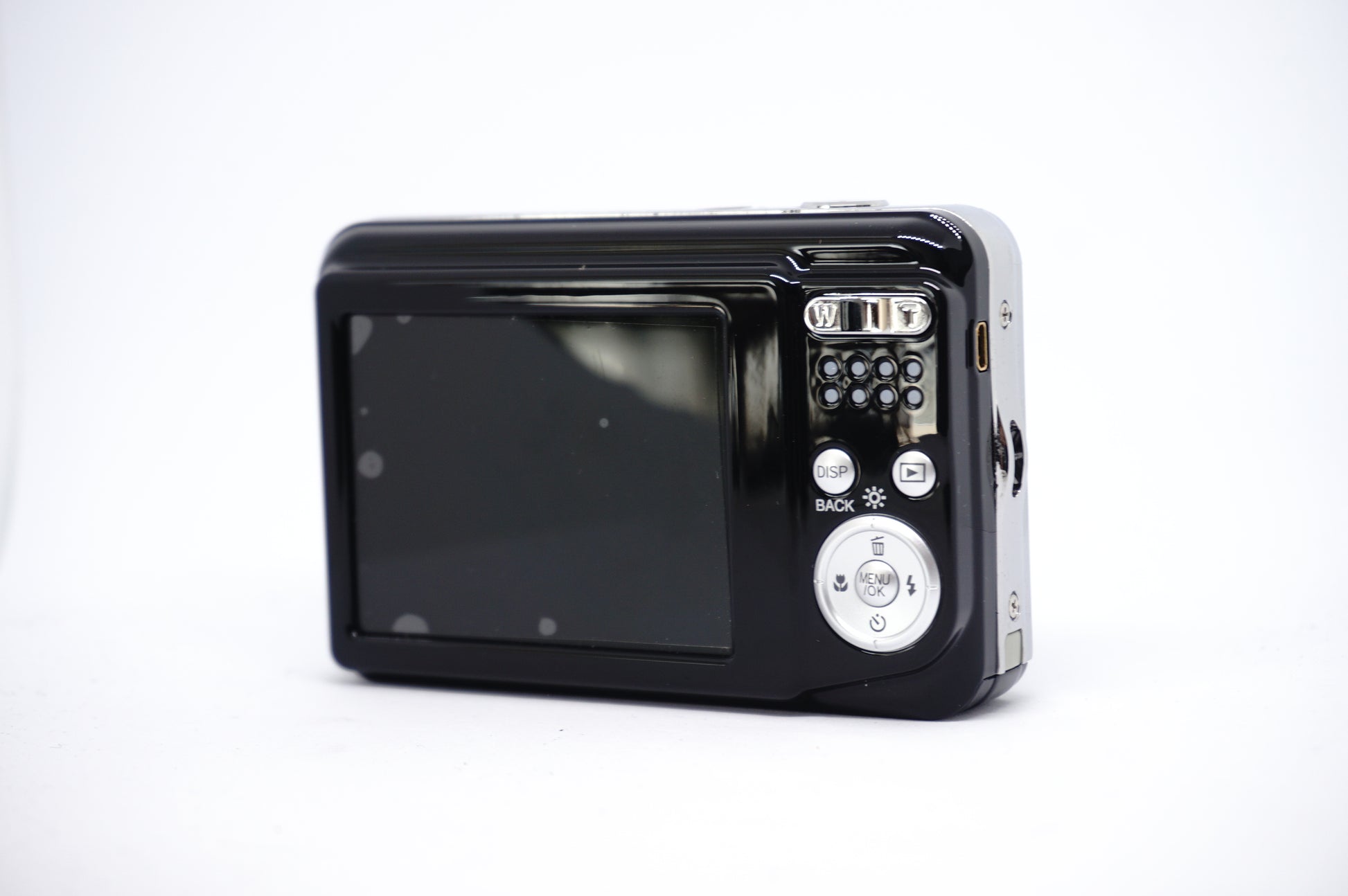 Fujifilm Black Silver-Ring 12MP Compact Digital Camera 3 back view