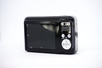 Fujifilm Black Silver-Ring 12MP Compact Digital Camera 3 back view