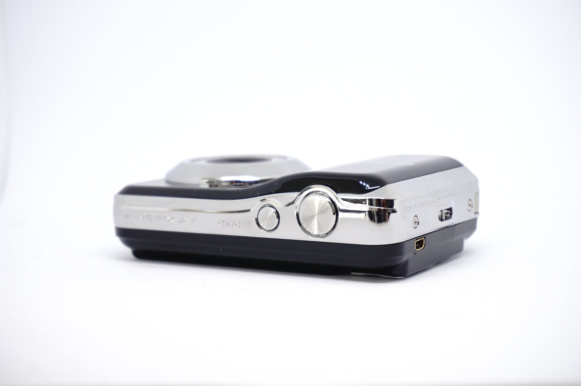 Fujifilm Black Silver-Ring 12MP Compact Digital Camera 3 top view
