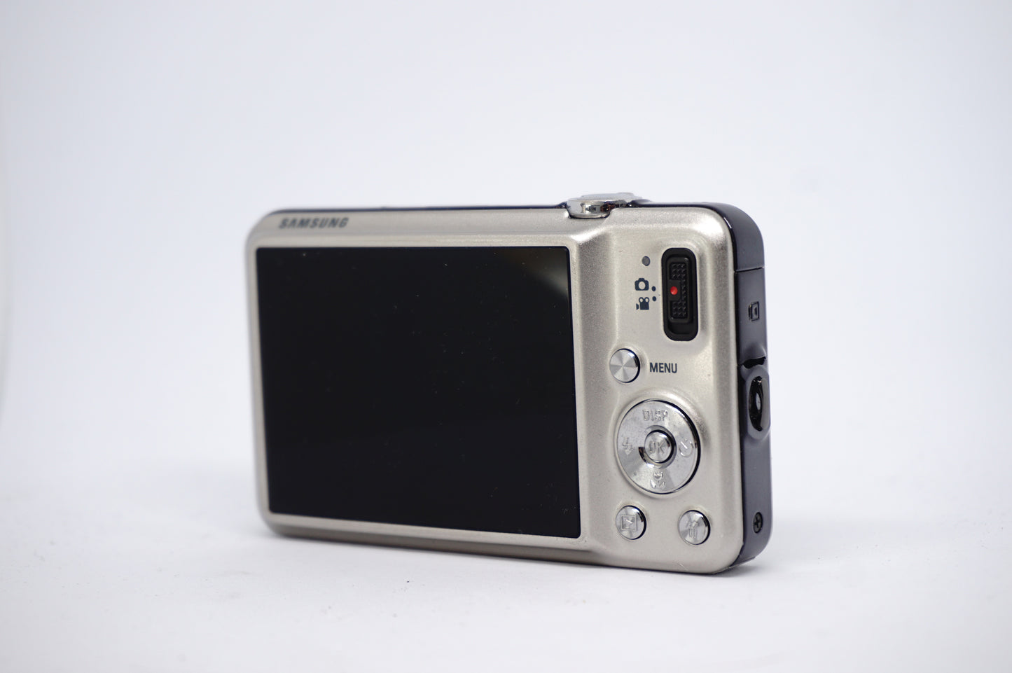 Samsung Silver 12.2MP Compact Digital Camera back view