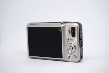 Samsung Silver 12.2MP Compact Digital Camera back view